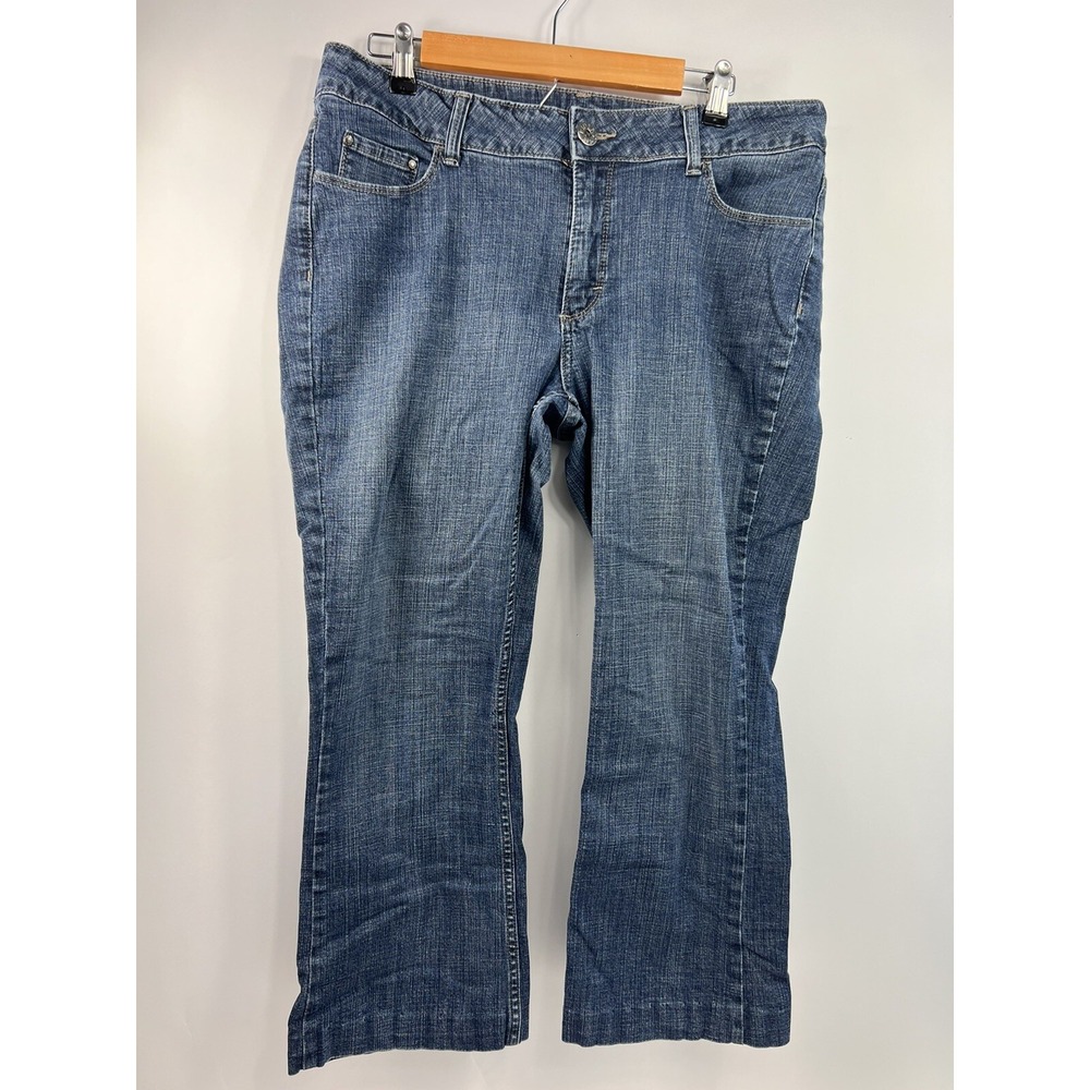 Riders by Lee Jeans Women's Size 14 Petite Blue Boot Cut‎ 5 Pocket